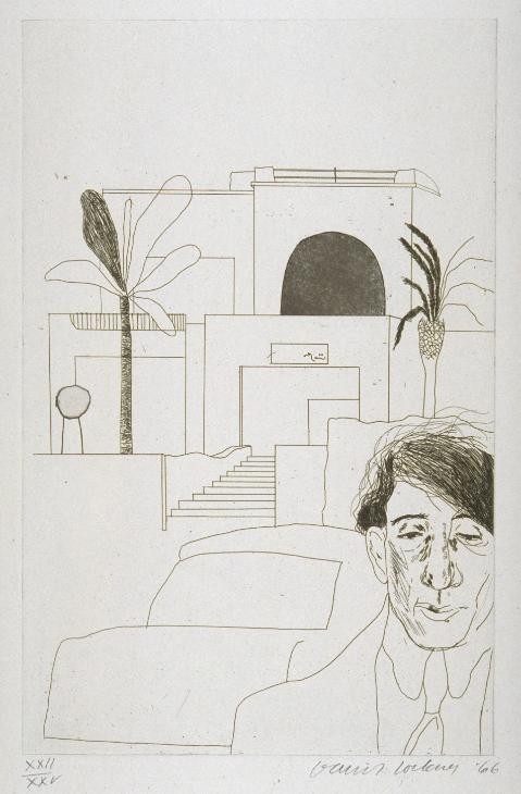 Portrait of Cavafy II 1966 by David Hockney born 1937